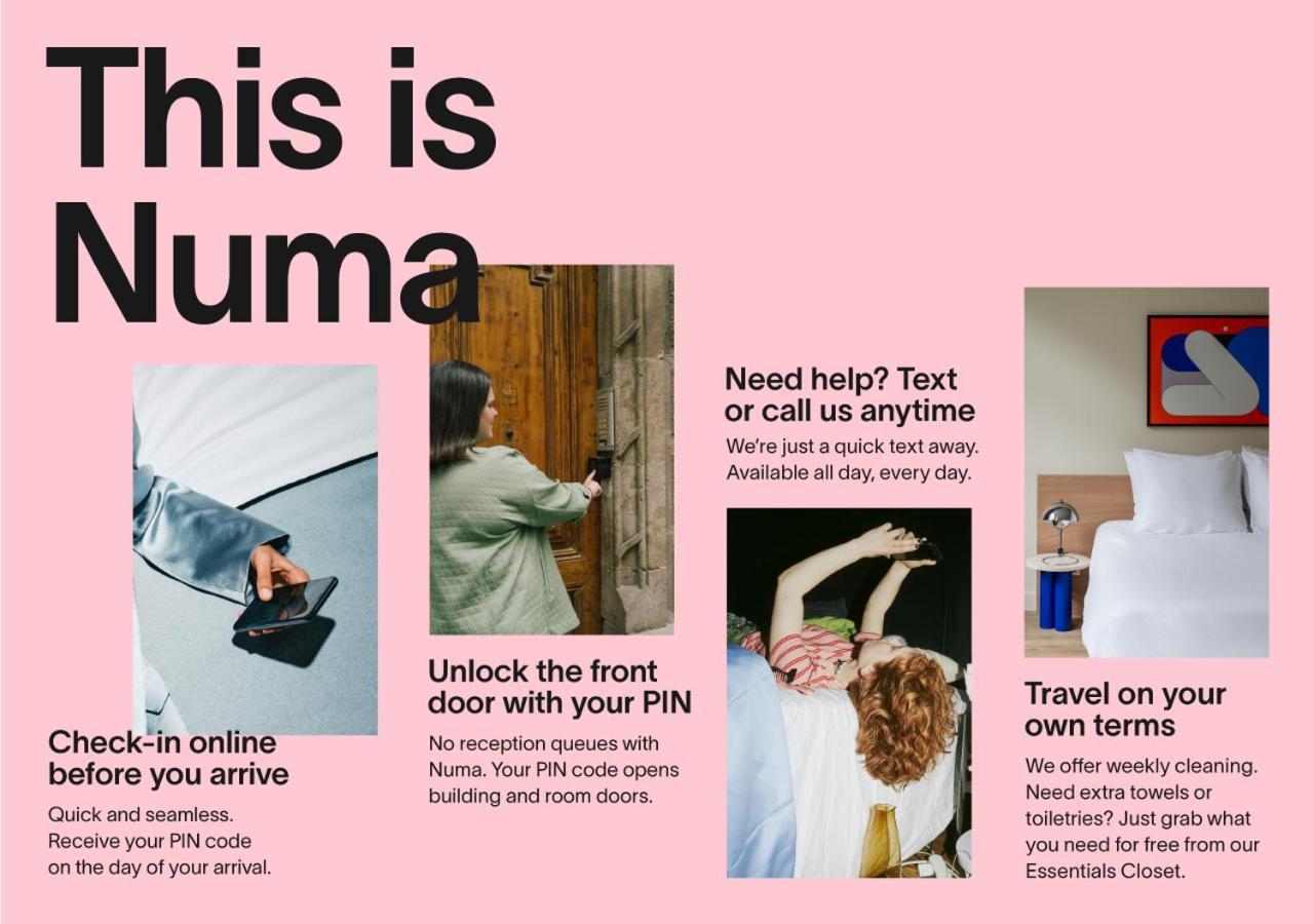 Numa Madrid Script Lejlighedshotel Eksteriør billede